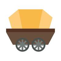 Wagon Vector Flat Icon For Personal And Commercial Use.