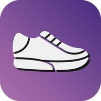 Sneakers Vector Glyph Gradient Background Icon For Personal And Commercial Use.