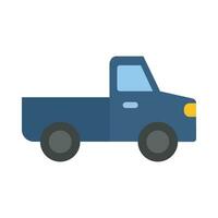 Pickup Truck Vector Flat Icon For Personal And Commercial Use.