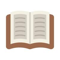 Open Book Vector Flat Icon For Personal And Commercial Use.