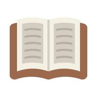 Open Book Vector Flat Icon For Personal And Commercial Use.