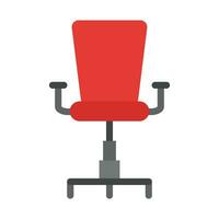 Desk Chair Vector Flat Icon For Personal And Commercial Use.