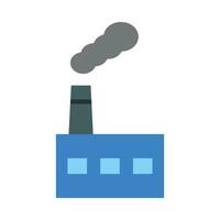 Industrial Buildings Vector Flat Icon For Personal And Commercial Use.