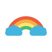Rainbow Vector Flat Icon For Personal And Commercial Use.