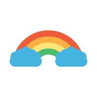 Rainbow Vector Flat Icon For Personal And Commercial Use.