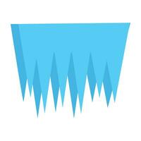 Icicle Vector Flat Icon For Personal And Commercial Use.