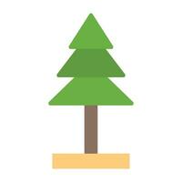 árbol vector plano icono para personal y comercial usar.