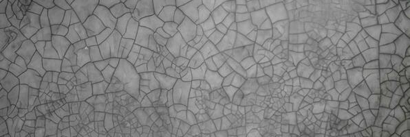 áspero pared textura antecedentes recopilación. gris grieta cemento pared superficie en panorama. 3d texturizado antecedentes para interior, decoración, fondo de pantalla, etc. foto