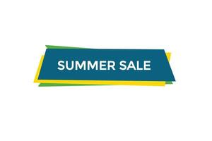 new website, click button summer sale, level, sign, speech, bubble  banner, vector