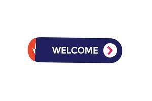 new website, click button welcome, level, sign, speech, bubble  banner, vector