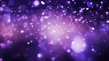 AI generated purple bokeh lights and lights photo