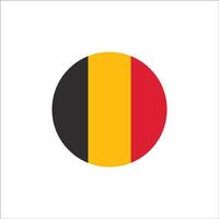 belgium flag icon vector template