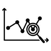 Predictive Analytics Icon line vector illustration