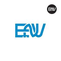 Letter ENV Monogram Logo Design vector