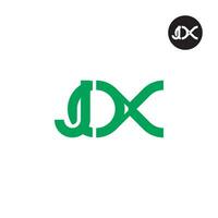 Letter JOX Monogram Logo Design vector