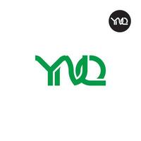 Letter YNQ Monogram Logo Design vector