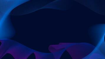 abstract blue and purple waves line none color effect on a dark background vector