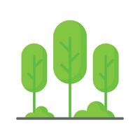 An icon of forest trees, modern vector of trees