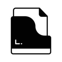 Effortlessly organize your digital world with this File Folder Icon. stationery item, archive containing document vector