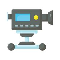 Camera dolly vector design isolated on white background