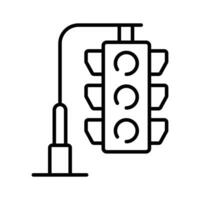 Beautifully designed vector of traffic signals, traffic lights icon