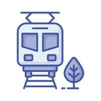 tren icono diseño, Listo a utilizar aislado en blanco antecedentes vector