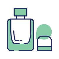 escalable icono de perfume, único vector de fragancia botella