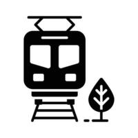 tren icono diseño, Listo a utilizar aislado en blanco antecedentes vector