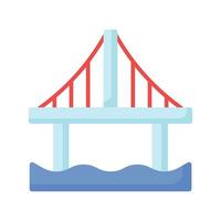 puente vector diseño, aislado en blanco antecedentes