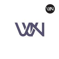 Letter VVN Monogram Logo Design vector