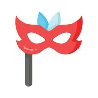 An editable icon of Party mask in trendy style, A beautiful party prop masquerade vector