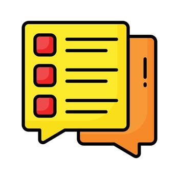 An icon of digital checklist in modern style, ready to use vectors