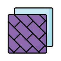 Floor tiles vector design, flooring icon with pixel perfect graphics