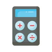 Calculator vector design, mathematical calculation equipment in modern style