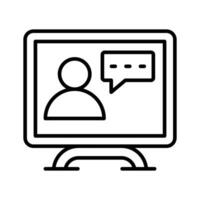 Online chat vector design, ready for premium use