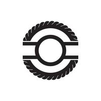 Circular frame logo icon, vector illustration design