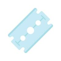 Razor blade vector design isolated on white background