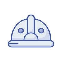 Grab this carefully crafted icon of construction hat, engineers hat vector design