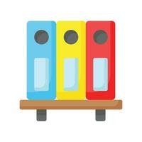 Well designed icon of file folders, premium vector of document archives, binders vector design