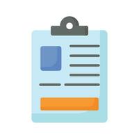 Clipboard vector design, checklist or information paper icon in modern style