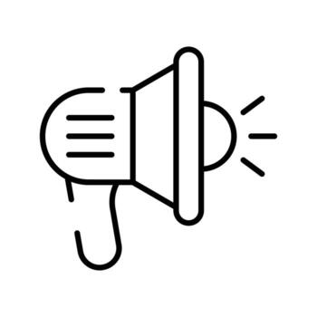 Grab this beautifully designed icon of megaphone in editable style, a customizable vector of loudspeaker