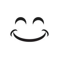 Smile happy face vector design