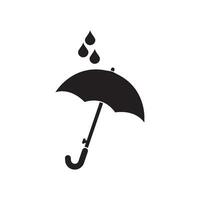 Umbrella logo icon, vector illustration design