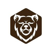 Bear logo vector template