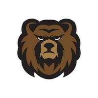 oso logo vector modelo