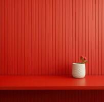 AI generated a red wallpaper with lines on it, photo