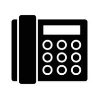 Icon of vintage telephone, vector design of landline
