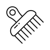 Get your hands on this beautiful icon of afro comb, ready for premium use vector