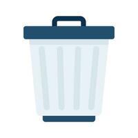 Have a look at this flat icon of delete in trendy style vector