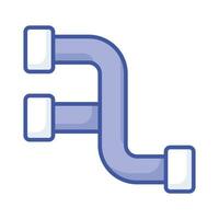 Plumbing icon in modern design style, ready to use icon vector